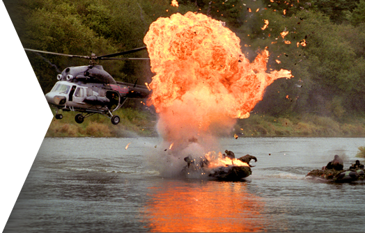 Pyrotechnic and fire effects